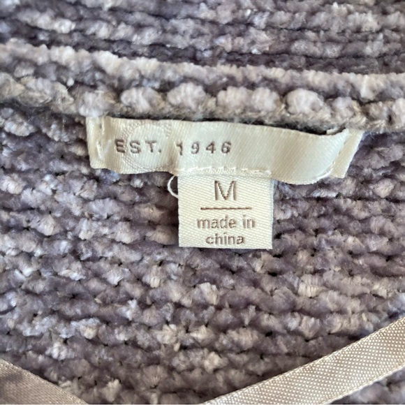 5/$15 Cato Velvety Soft, Silvery Gray Open Cardigan Sweater Medium - Picture 3 of 6